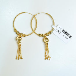 Ball Hoop Earring