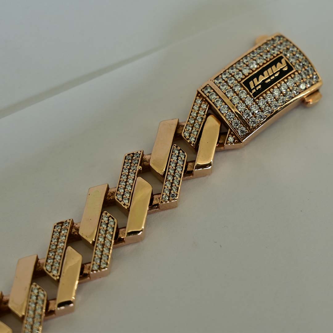 Diamond Cuban Gold Bracelet
