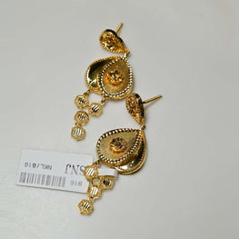 Floral Design Gold Necklace