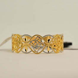 Gold And Rhodium Plated Bracelet