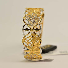 Gold And Rhodium Plated Bracelet