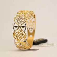 Gold And Rhodium Plated Bracelet