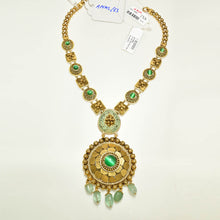Green Crystal Kundan Necklace