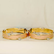 SNJ Gold Plated Bangles